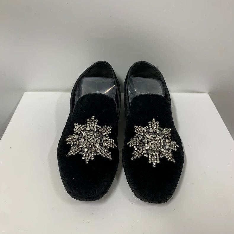 Alexander McQueen Snowflake Embellished Shoes