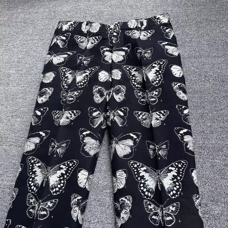 Alexander McQueen Alexander McQueen Butterfly Print Suit Pants Size 42" / US 20 - 3 Thumbnail