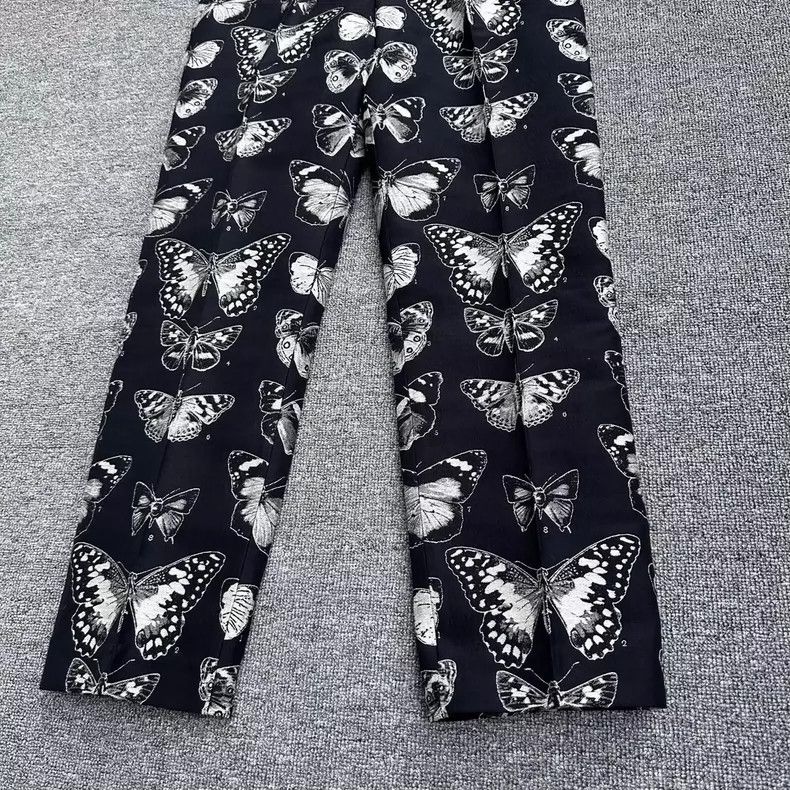 Alexander McQueen Alexander McQueen Butterfly Print Suit Pants Size 42" / US 20 - 4 Thumbnail