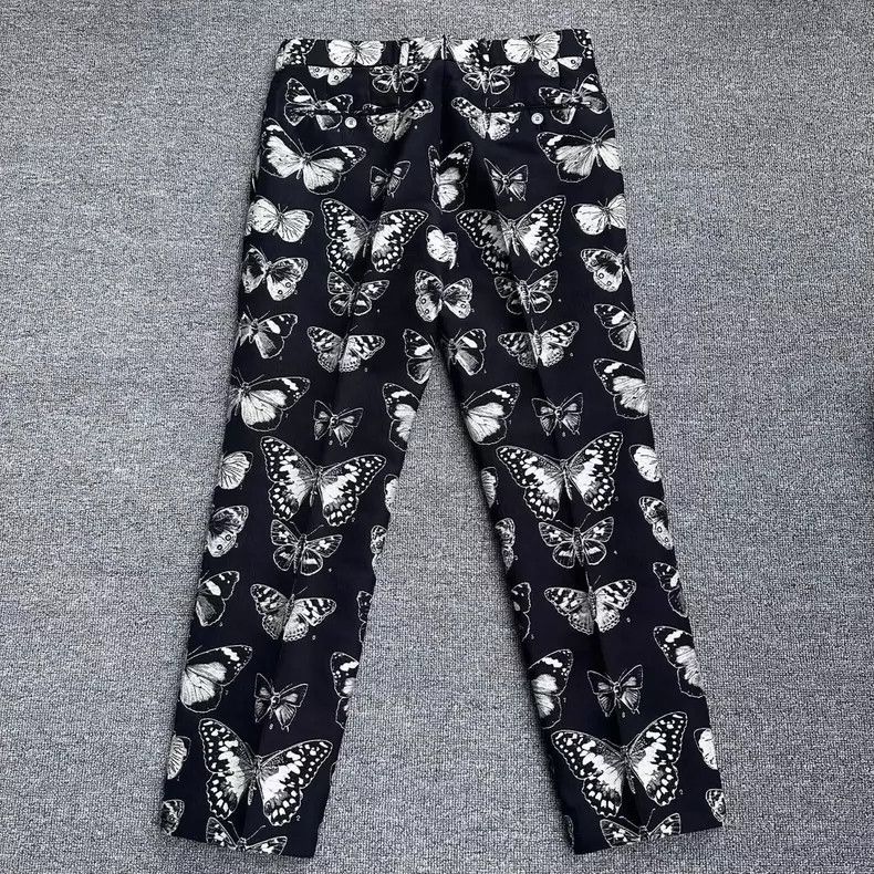 Alexander McQueen Alexander McQueen Butterfly Print Suit Pants Size 42" / US 20 - 2 Thumbnail