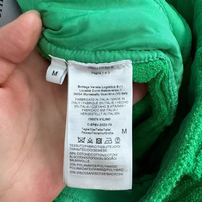 Bottega Veneta Bottega Veneta Green Logo Embroidered Shorts Size 28" / US 6 / IT 42 - 3 Thumbnail
