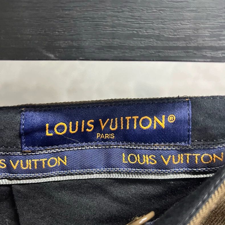 Louis Vuitton Louis Vuitton Brown Embroidered Logo Pants Size 42" / US 20 - 3 Thumbnail