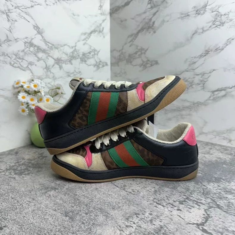 Gucci Gucci Dirty Sneakers Leopard Print Style Size US 6 / IT 36 - 4 Thumbnail