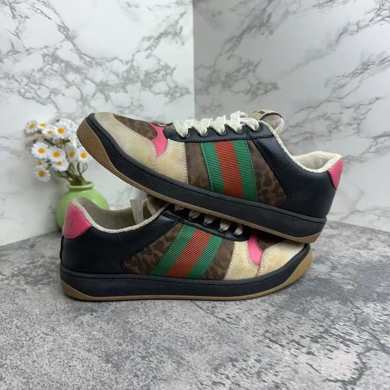 Gucci Gucci Dirty Sneakers Leopard Print Style Size US 6 / IT 36 - 3 Thumbnail