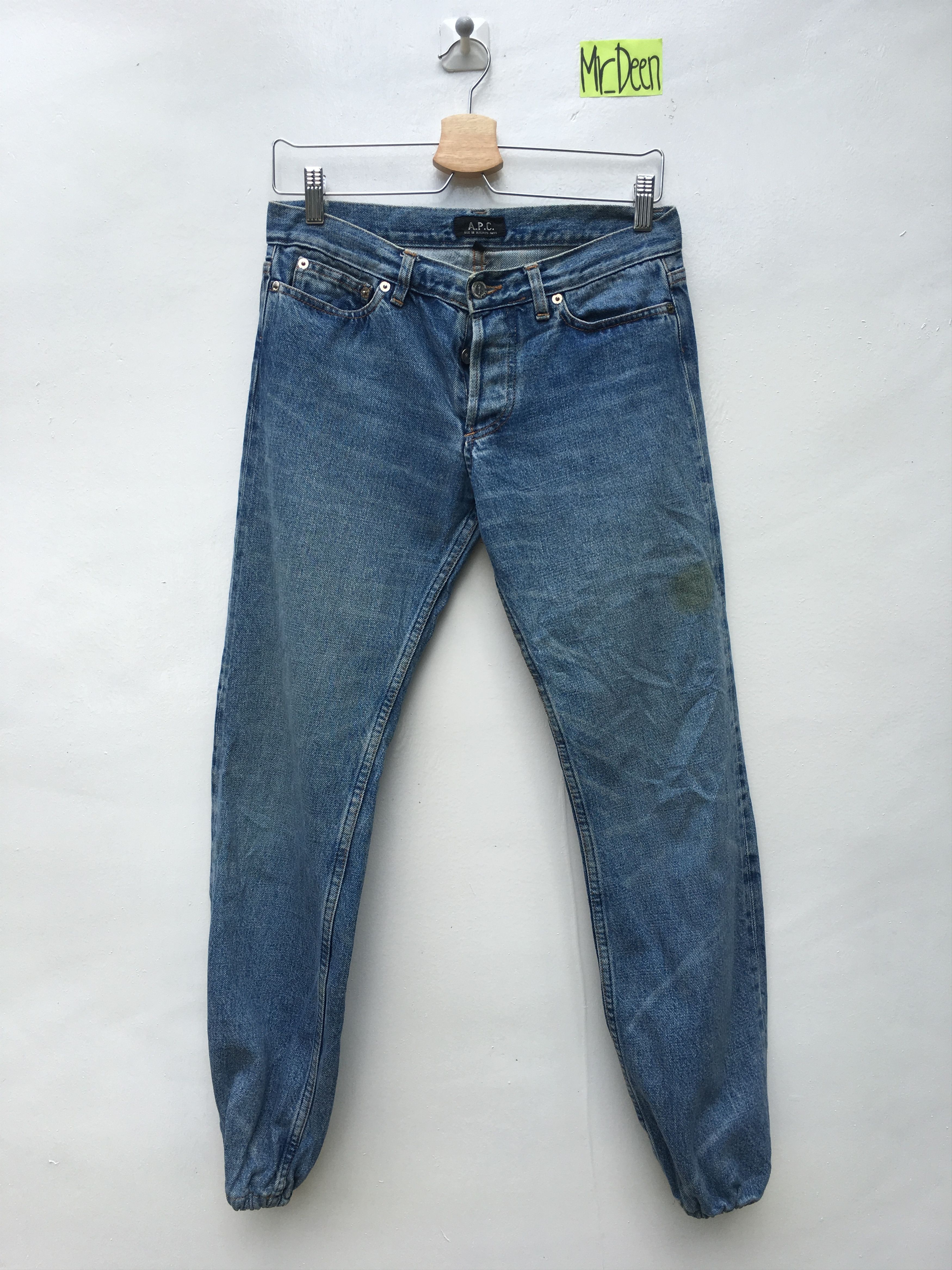 A.P.C. Vintage 90s APC Denim Rue De Fluerus Pants Size US 28 / EU 44 - 1 Thumbnail