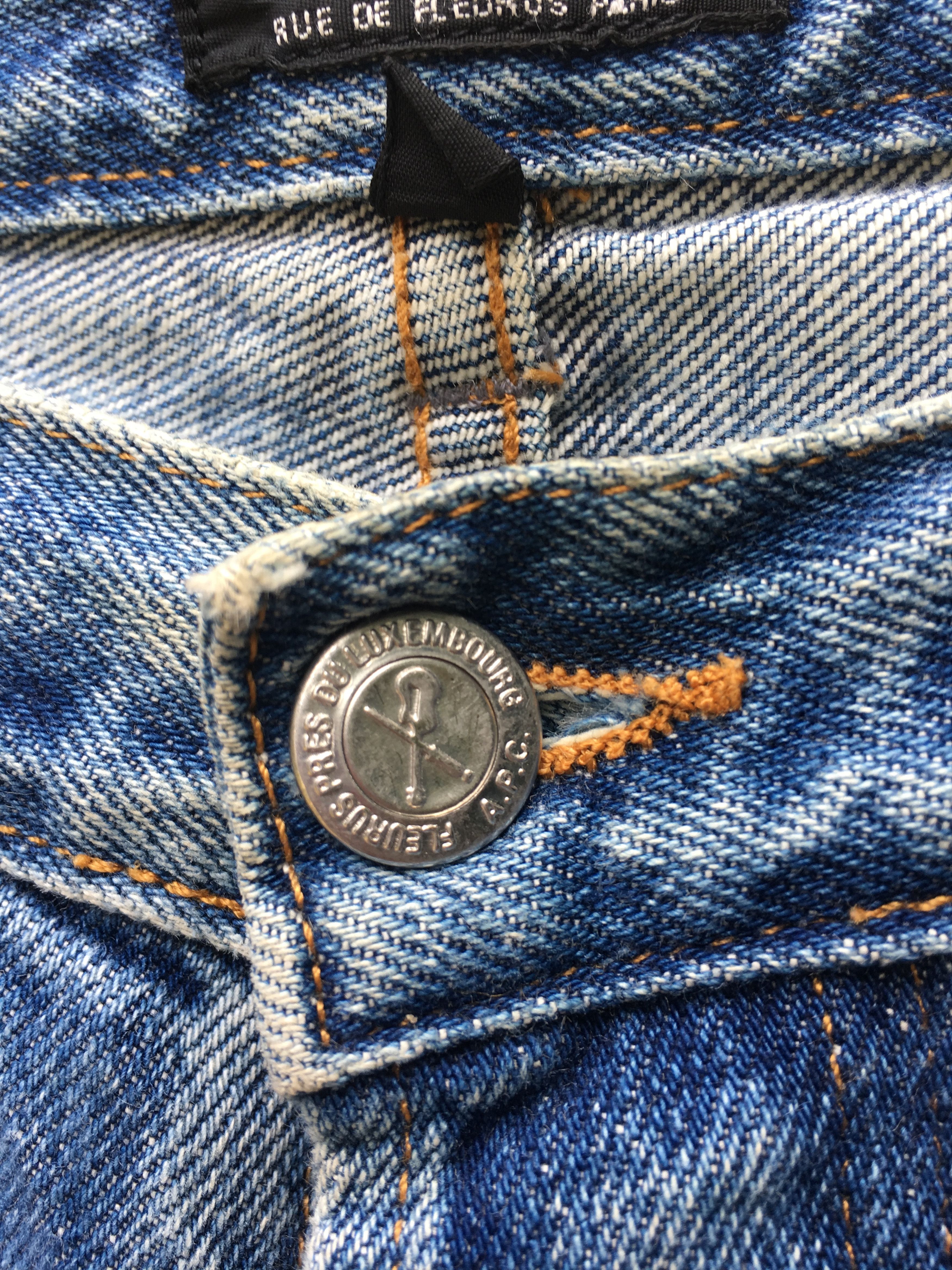 A.P.C. Vintage 90s APC Denim Rue De Fluerus Pants Size US 28 / EU 44 - 11 Thumbnail