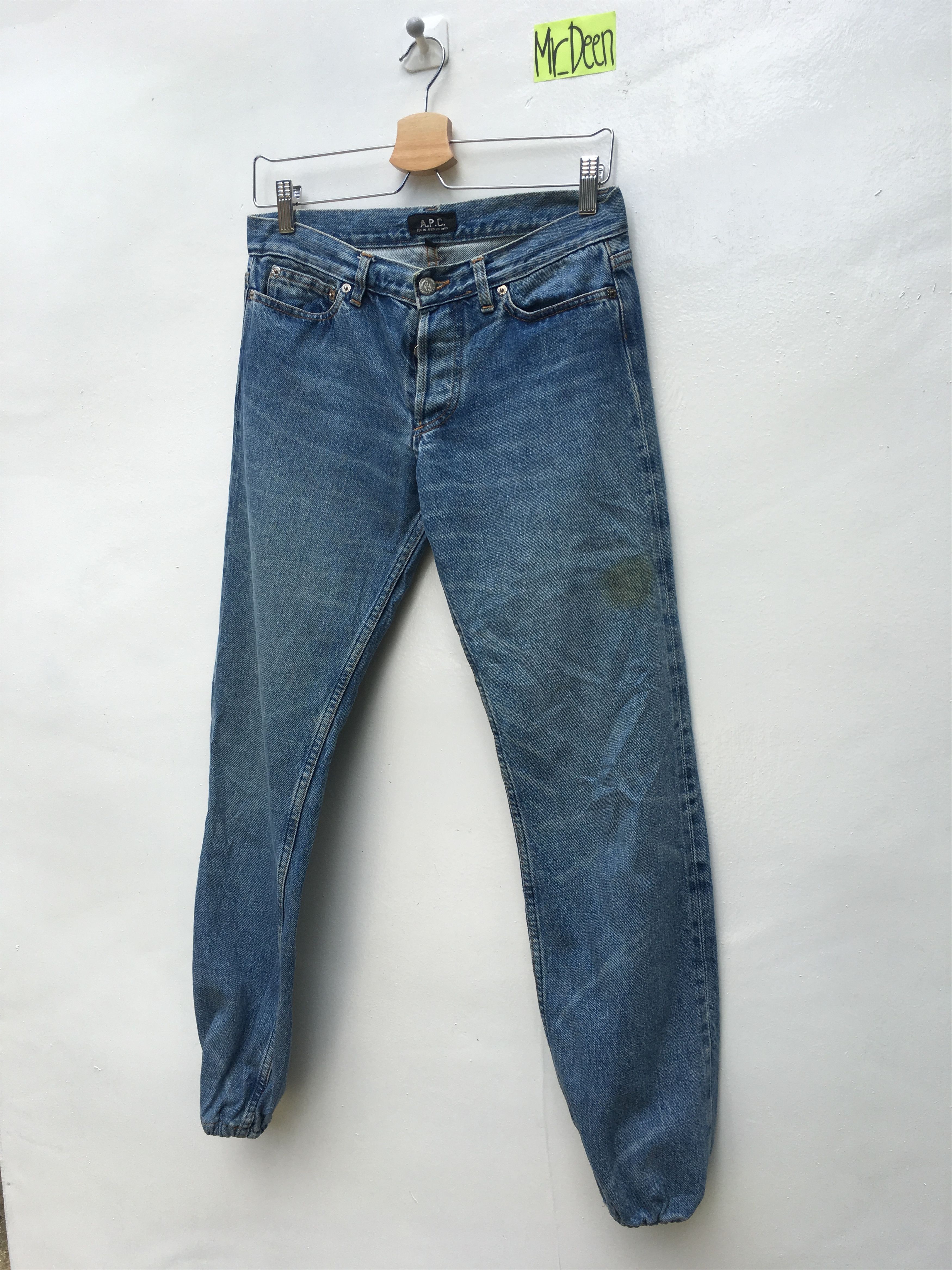 A.P.C. Vintage 90s APC Denim Rue De Fluerus Pants Size US 28 / EU 44 - 3 Thumbnail