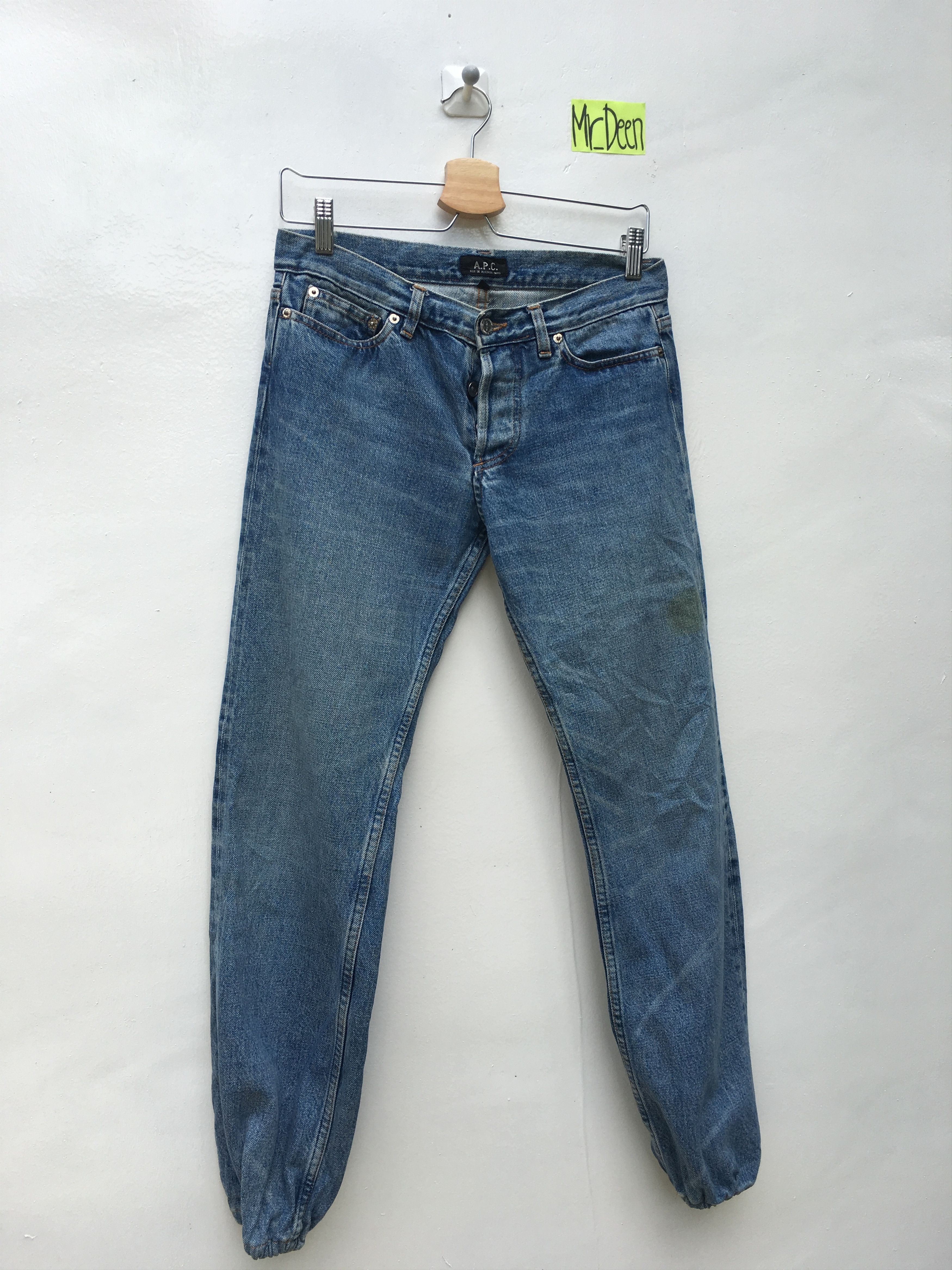 A.P.C. Vintage 90s APC Denim Rue De Fluerus Pants Size US 28 / EU 44 - 2 Thumbnail