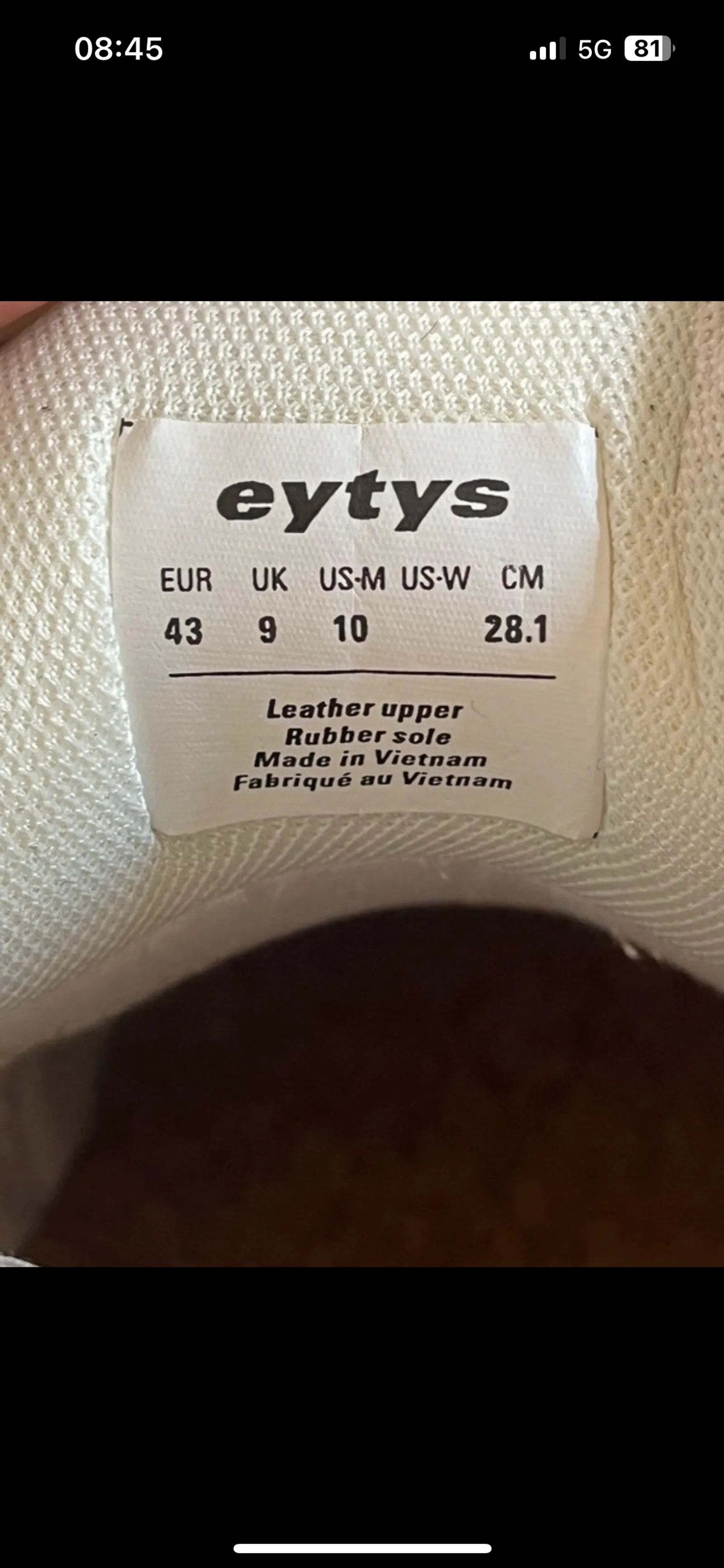 Eytys Eytys Sneakers Size US 11 / EU 44 - 3 Thumbnail