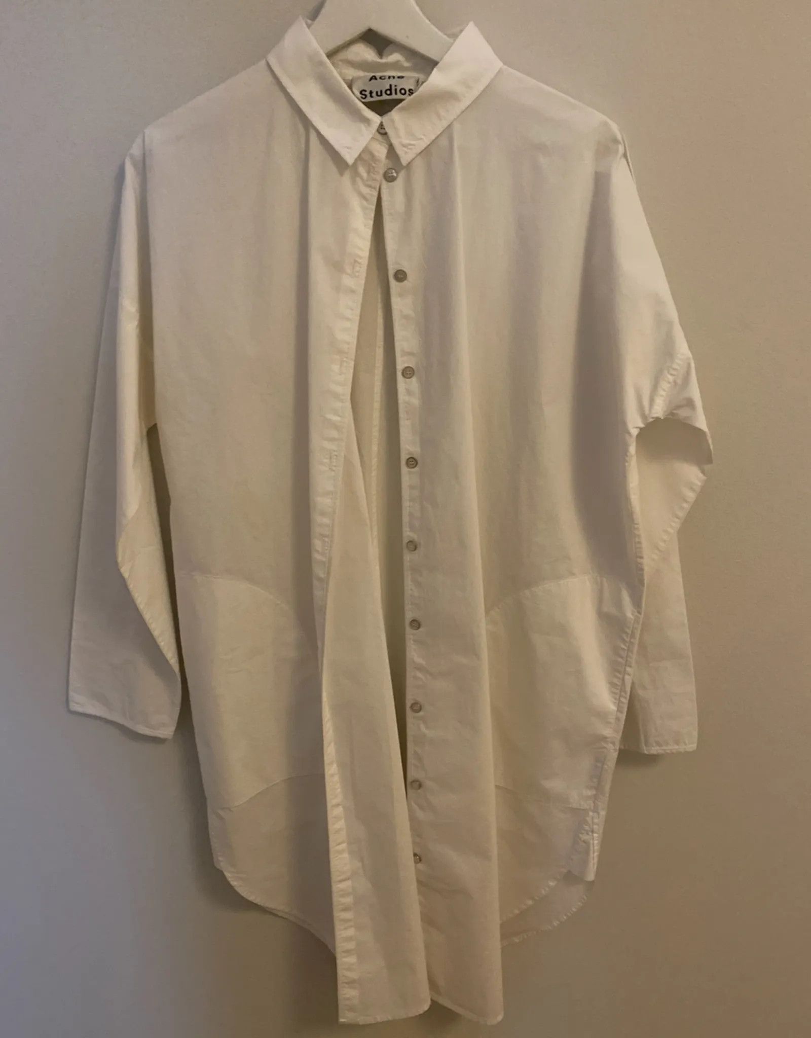 Acne Studios Acne Studios Lash Poplin Oversized Shirt Dress Dress Size XS / US 0-2 / IT 36-38 - 5 Thumbnail