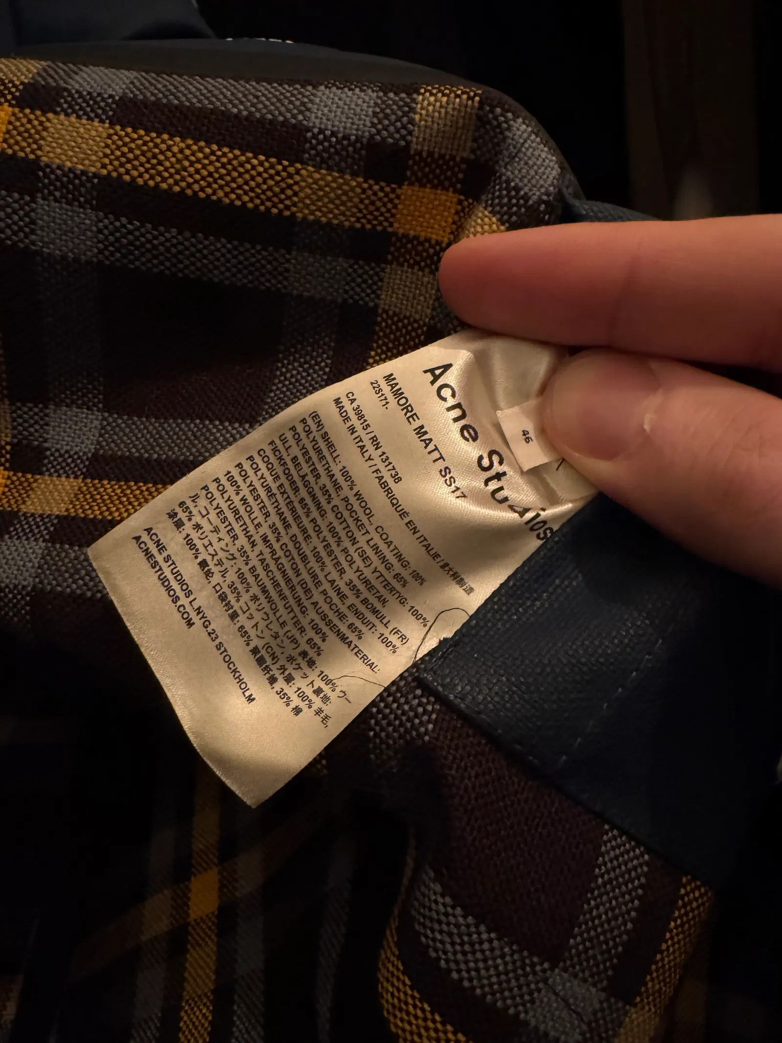 Acne Studios Acne Studios Mamore Matt Rain Coat Size US S / EU 44-46 / 1 - 3 Thumbnail