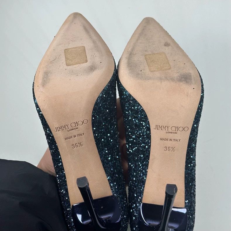 Jimmy Choo Jimmy Choo Glitter High Heels Size 36.5 Size US 6 / IT 36 - 6 Thumbnail