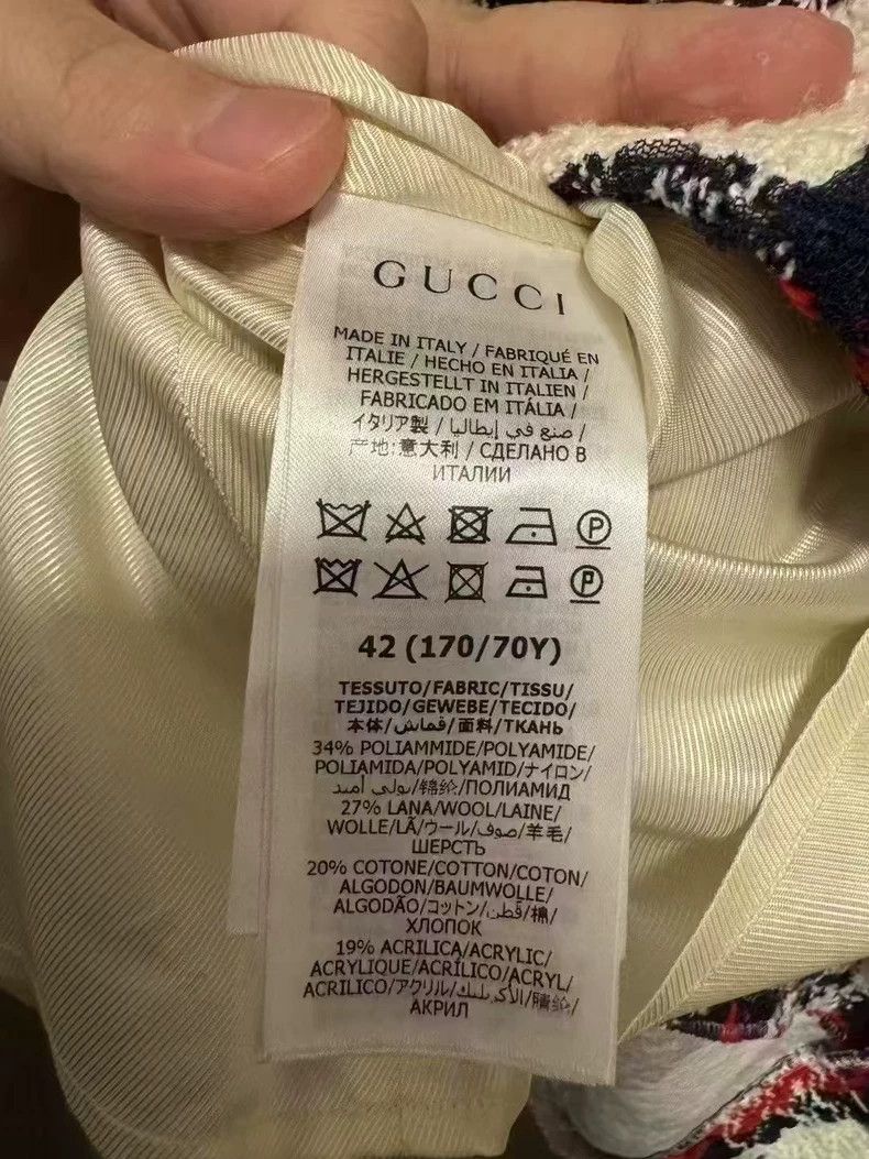 Gucci Gucci Plaid Tweed Mini Skirt Size 42" / US 20 - 4 Thumbnail