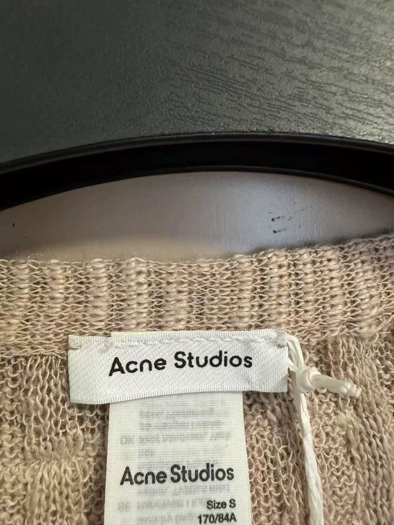 Acne Studios Acne Studios Pink Knitted Cardigan Size S Size S / US 4 / IT 40 - 4 Thumbnail