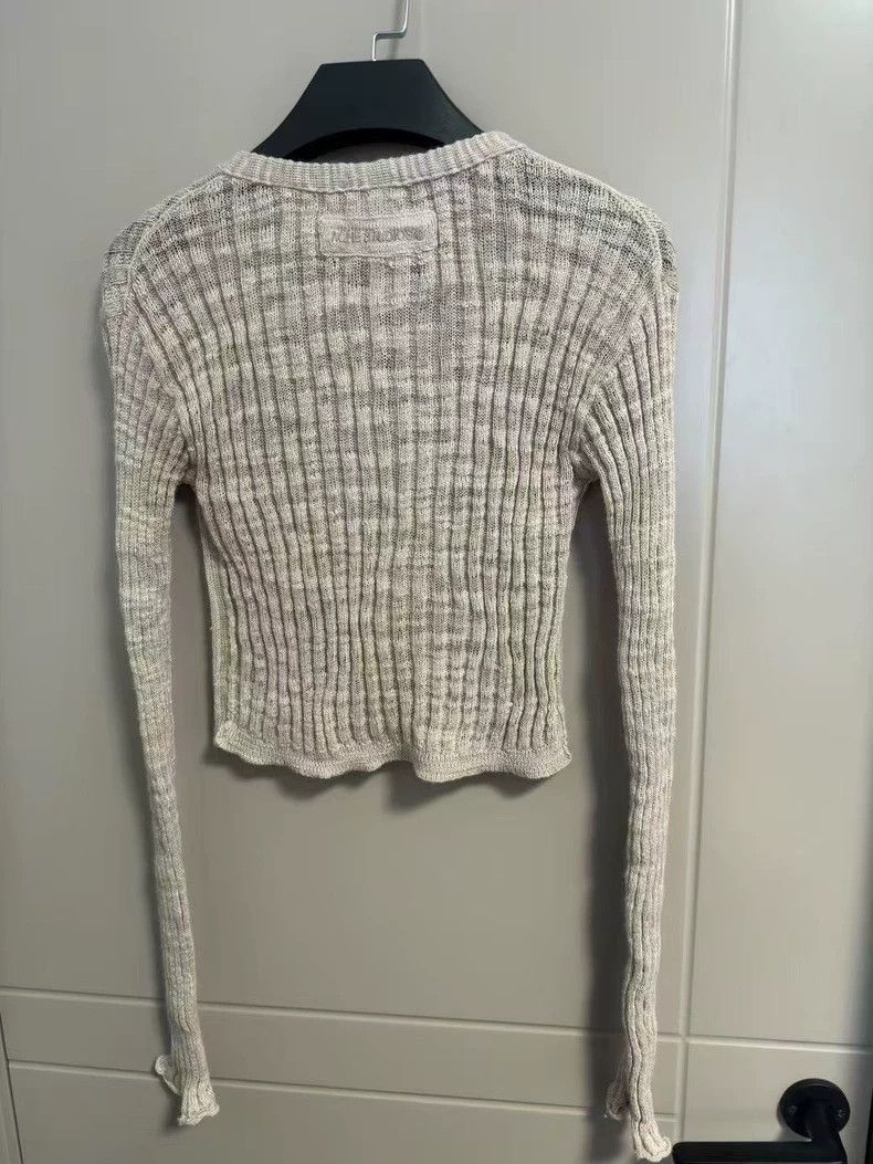 Acne Studios Acne Studios Pink Knitted Cardigan Size S Size S / US 4 / IT 40 - 2 Thumbnail