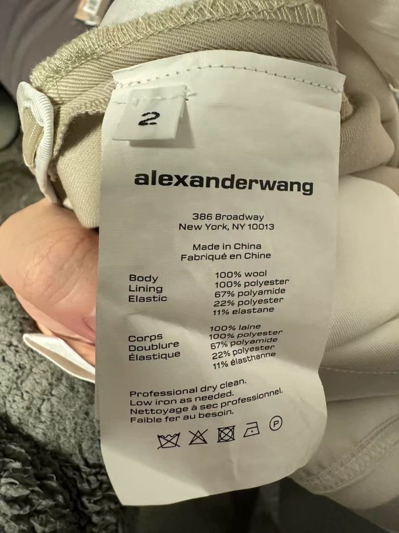 Alexander Wang Alexander Wang Beige Trousers Size 2 Size 22" - 4 Thumbnail