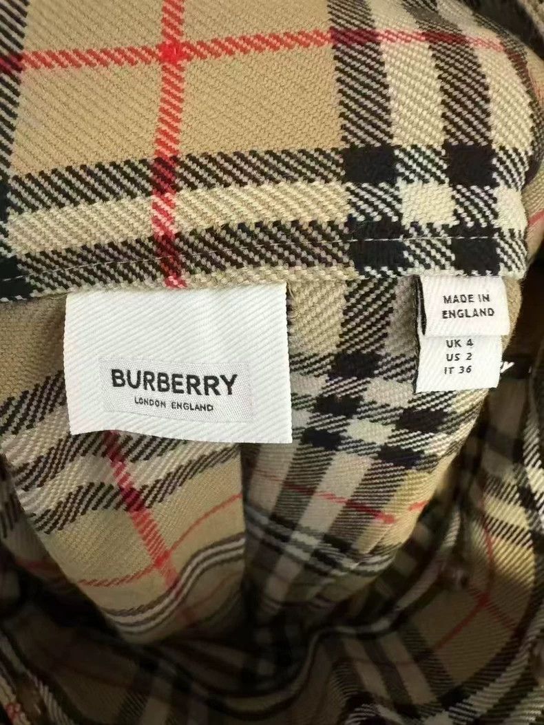 Burberry Burberry Classic Plaid Pleated Skirt Size 22" - 3 Thumbnail