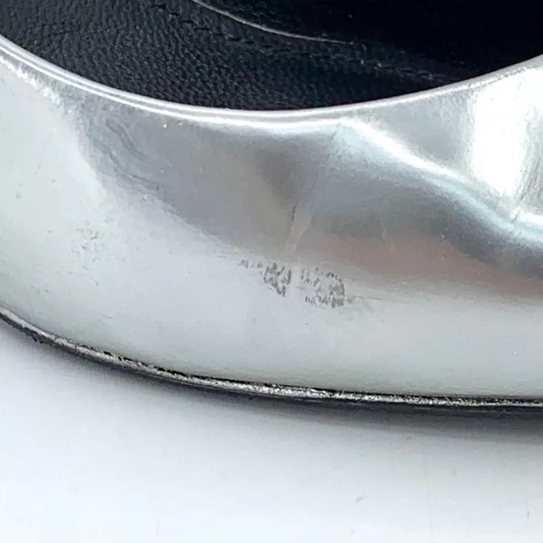 Balenciaga Balenciaga Silver Pointed Toe High Heels Size US 6 / IT 36 - 9 Thumbnail
