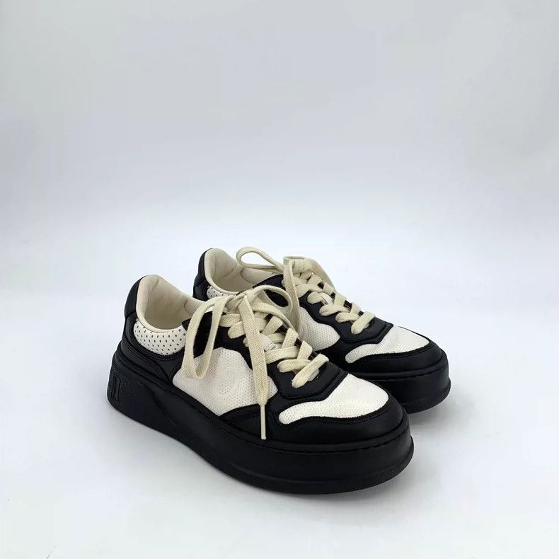 Gucci Gucci Black Logo Casual Sneakers Size US 4 / IT 34 - 2 Thumbnail
