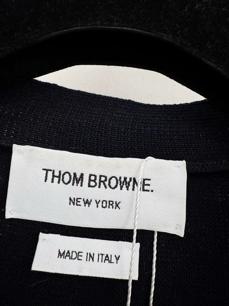 Thom Browne Thom Browne Knitted Cardigan with Stripes Size M / US 6-8 / IT 42-44 - 2 Thumbnail