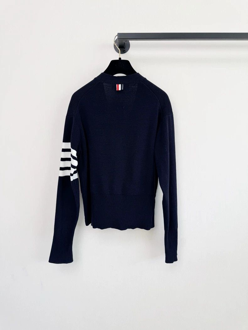 Thom Browne Thom Browne Knitted Cardigan with Stripes Size M / US 6-8 / IT 42-44 - 6 Thumbnail