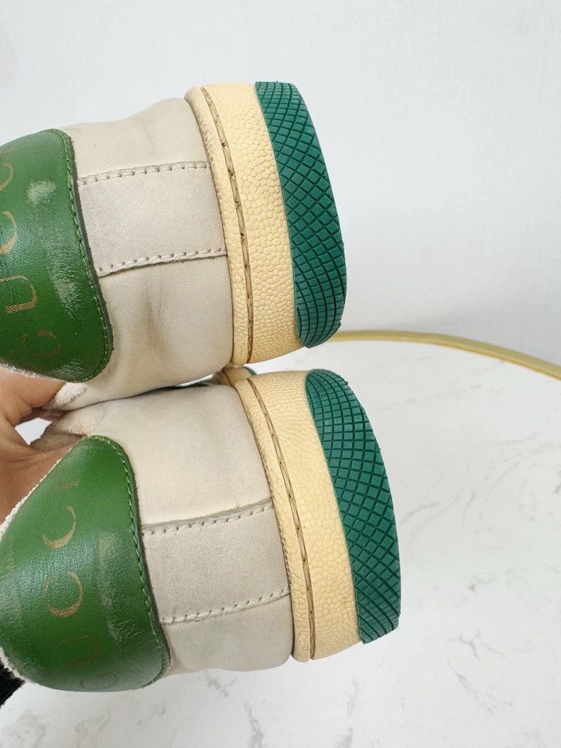 Gucci Gucci Sneakers Size 37.5 with Green Accent Size US 7 / IT 37 - 6 Thumbnail