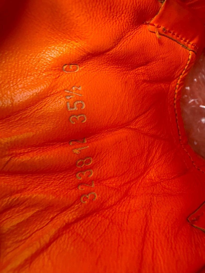 Gucci Gucci High-Top Sneakers in Orange Color Size US 5 / IT 35 - 5 Thumbnail