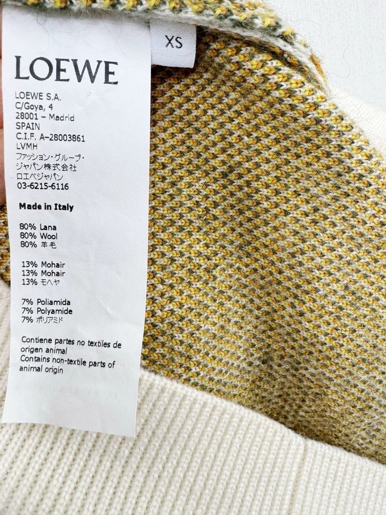 Loewe Loewe Knit Cardigan with Floral Design Size L / US 10 / IT 46 - 4 Thumbnail