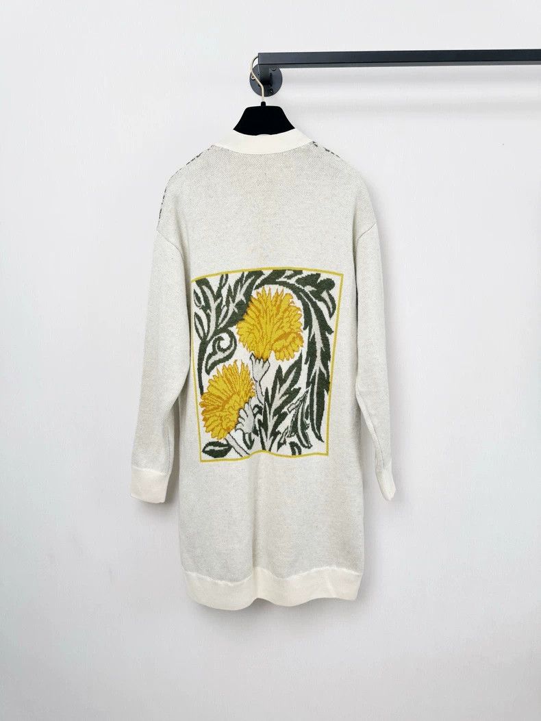 Loewe Loewe Knit Cardigan with Floral Design Size L / US 10 / IT 46 - 6 Thumbnail