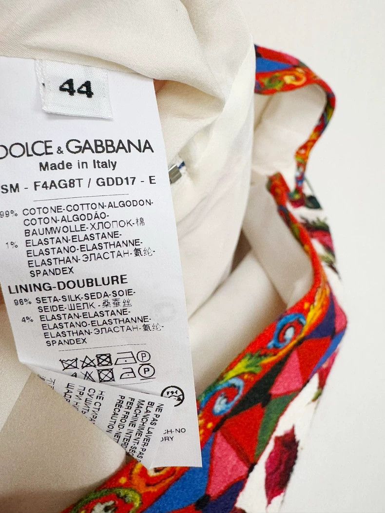 Dolce & Gabbana DG Dolce & Gabbana Floral Print Skirt Size 42" / US 20 - 3 Thumbnail