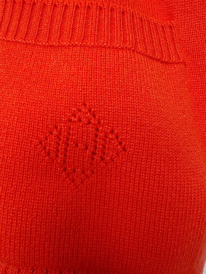 Hermes Hermes Red Knitted Cardigan Size 34 Size XS / US 0-2 / IT 36-38 - 3 Thumbnail