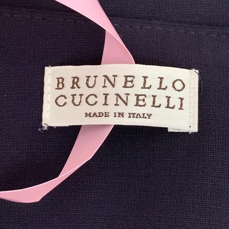 Brunello Cucinelli Brunello Cucinelli Blue Wool Casual Skirt Size 38" / US 16 / IT 52 - 5 Thumbnail