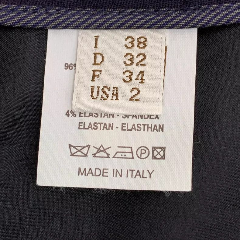 Brunello Cucinelli Brunello Cucinelli Blue Wool Casual Skirt Size 38" / US 16 / IT 52 - 6 Thumbnail