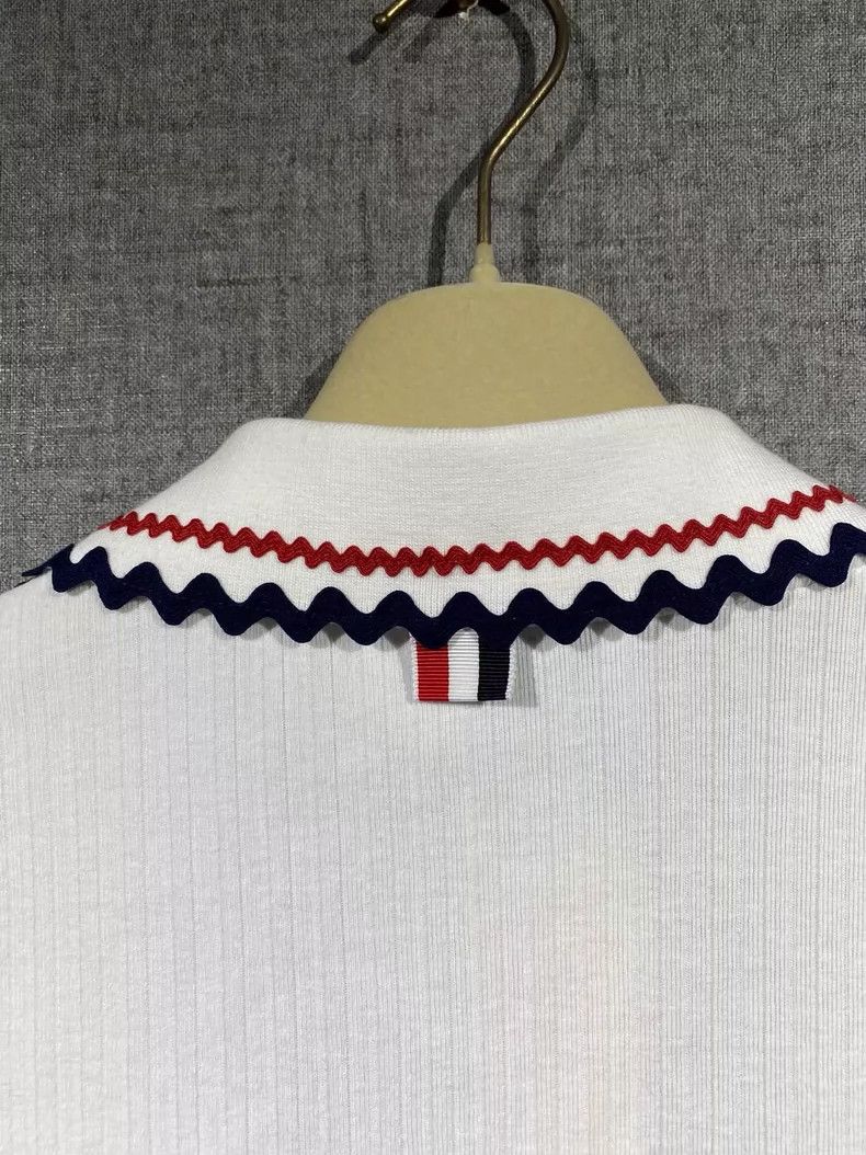 Thom Browne Thom Browne Women's Cardigan with Trim Size S / US 4 / IT 40 - 4 Thumbnail