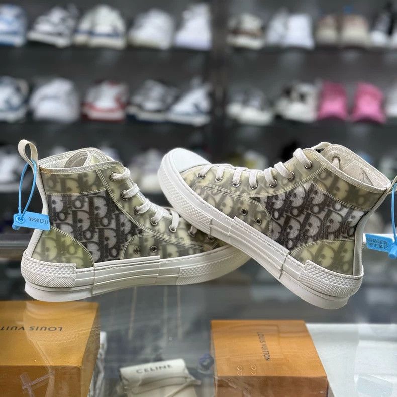 Dior DIOR B23 High-top Sneakers Size 39 Size US 8 / EU 41 - 4 Thumbnail