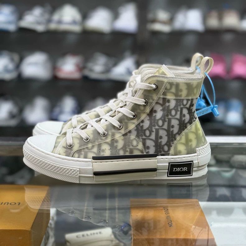 Dior DIOR B23 High-top Sneakers Size 39 Size US 8 / EU 41 - 3 Thumbnail