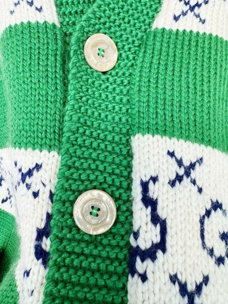 Gucci Gucci Wool Cardigan with Stripes and Logo Size XS / US 0-2 / IT 36-38 - 3 Thumbnail