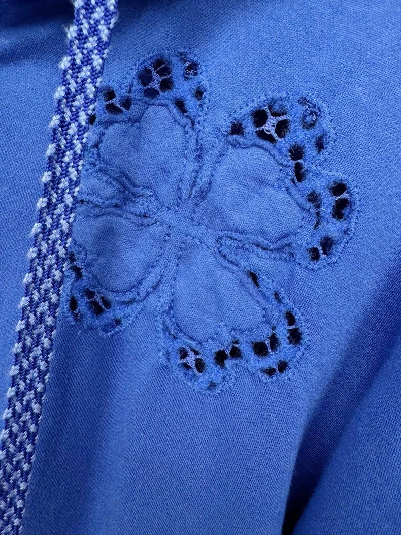 Chanel Chanel Blue Hooded Sports Jacket Size L / US 10 / IT 46 - 2 Thumbnail