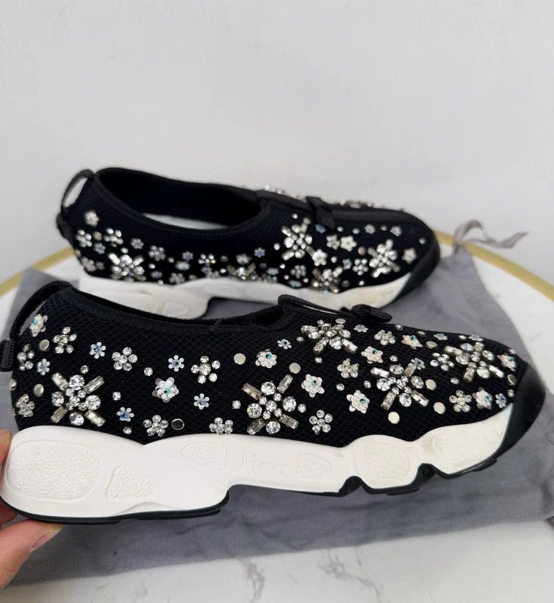 Dior Dior Garden Shoes with Decorative Gems Size US 5 / IT 35 - 3 Thumbnail