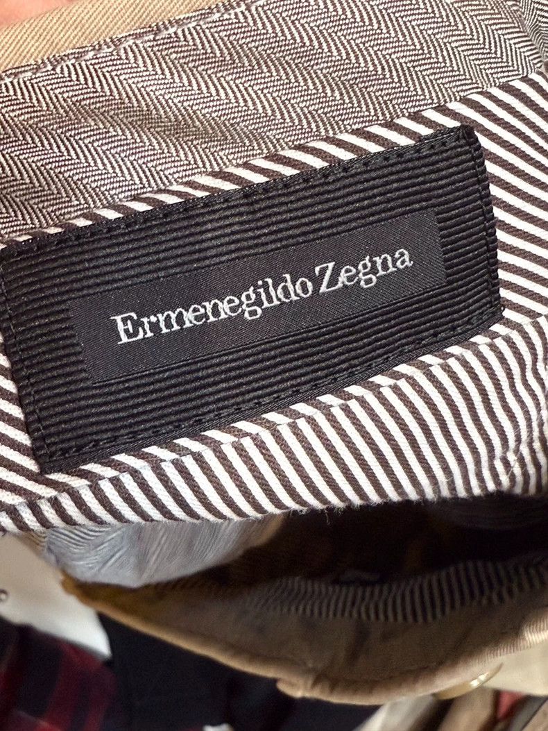 Ermenegildo Zegna Zegna Beige Casual Pants Size 92 Long 103 Size US 44 / EU 60 - 3 Thumbnail