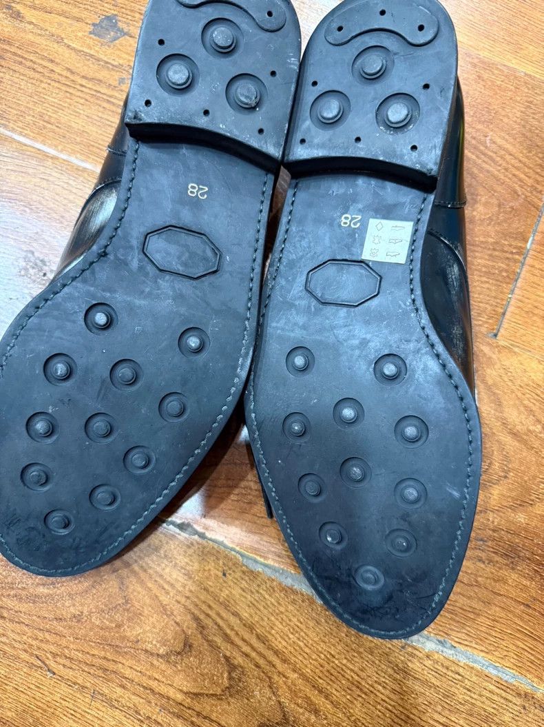 Comme des Garcons Unique Black Dress Shoes With Distressed Finish Size US 10 / EU 43 - 5 Thumbnail