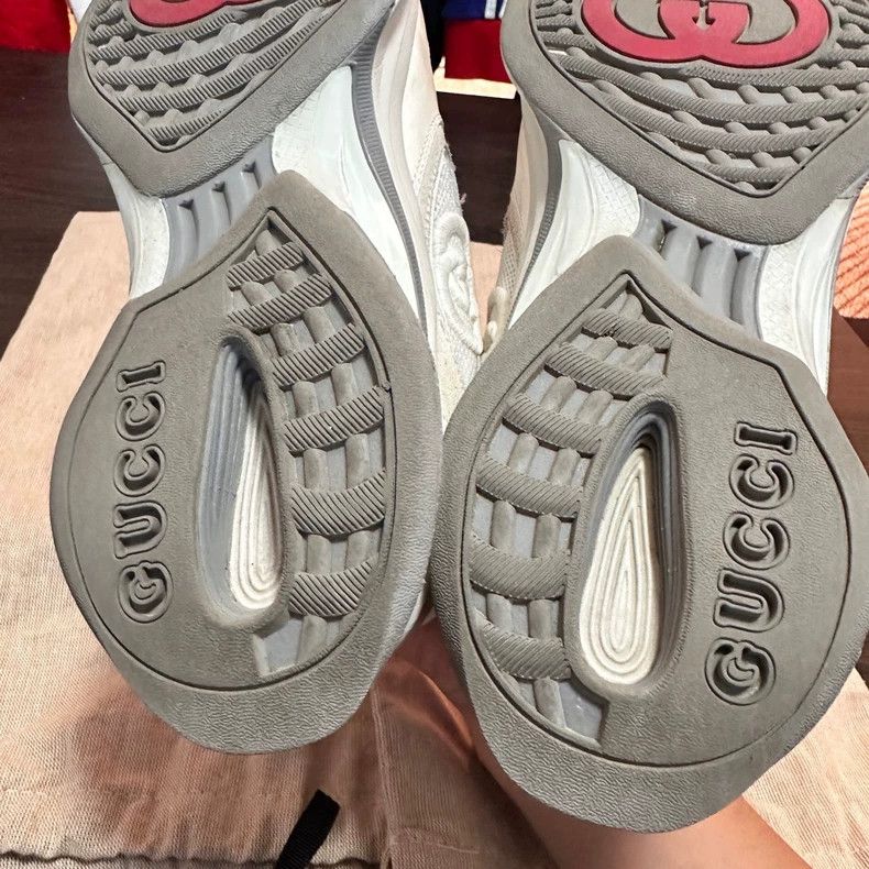Gucci Gucci White Sport Casual Sneakers Size 38.5 Size US 7.5 / EU 40-41 - 4 Thumbnail