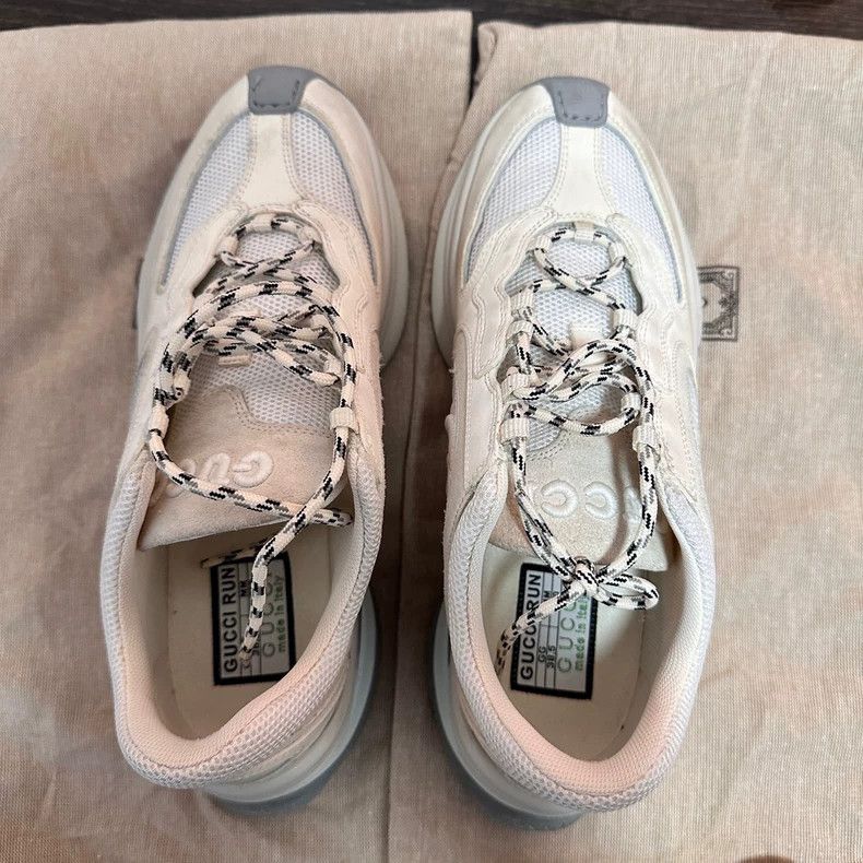 Gucci Gucci White Sport Casual Sneakers Size 38.5 Size US 7.5 / EU 40-41 - 2 Thumbnail
