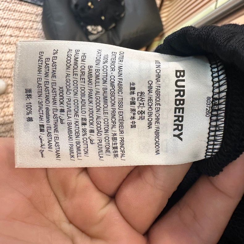 Burberry Burberry Black Logo Side Sweatpants S Size Size US 28 / EU 44 - 5 Thumbnail