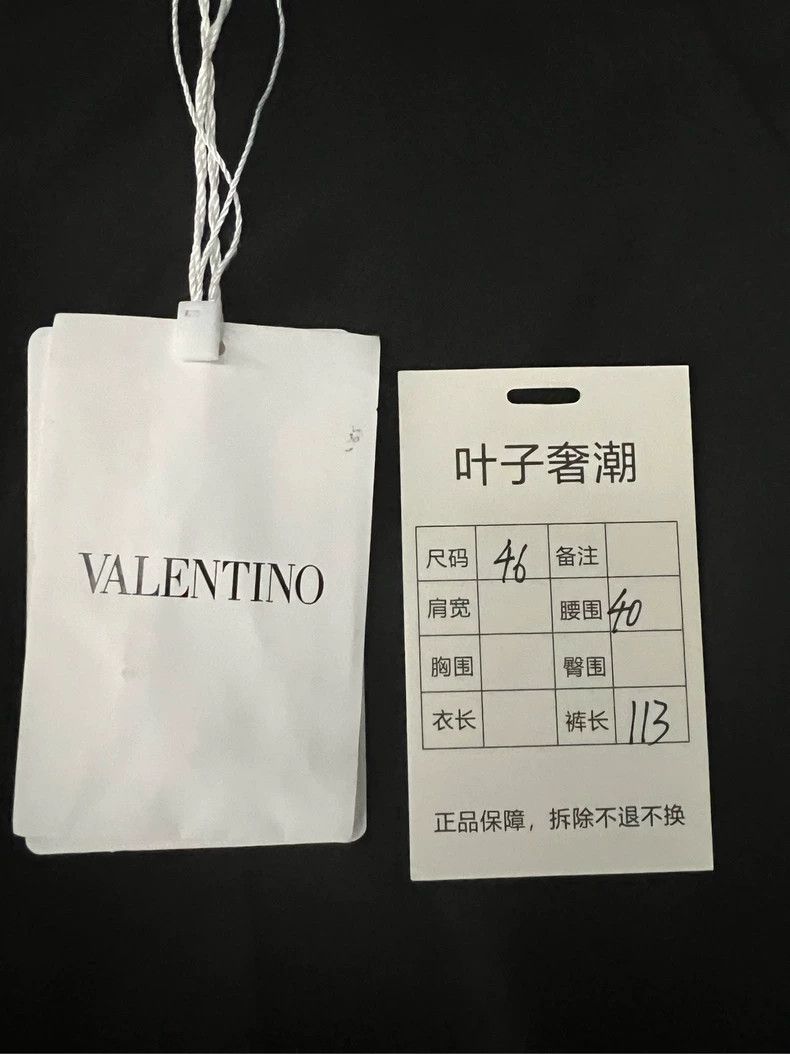 Valentino Valentino Black Wide-Leg Trousers Size 46 Size US 44 / EU 60 - 6 Thumbnail