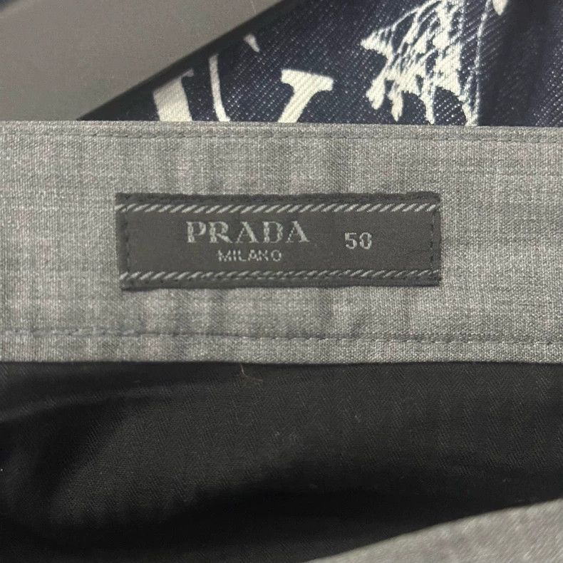 Prada Gray Dress Pants for Men