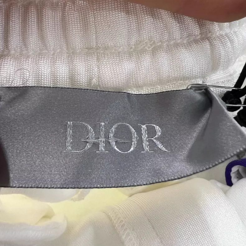 Dior Dior By Erl White Letter Number Shorts Size US 30 / EU 46 - 4 Thumbnail