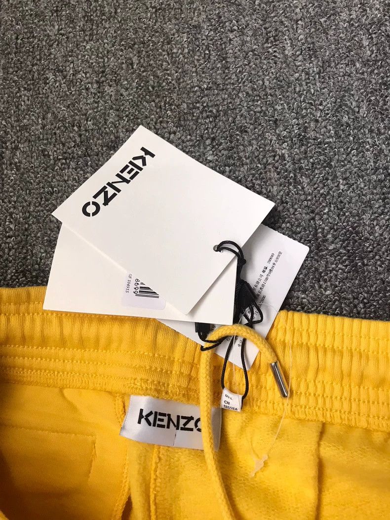 Kenzo Kenzo Yellow Sweatpants with Embroidered Logo Size US 34 / EU 50 - 5 Thumbnail