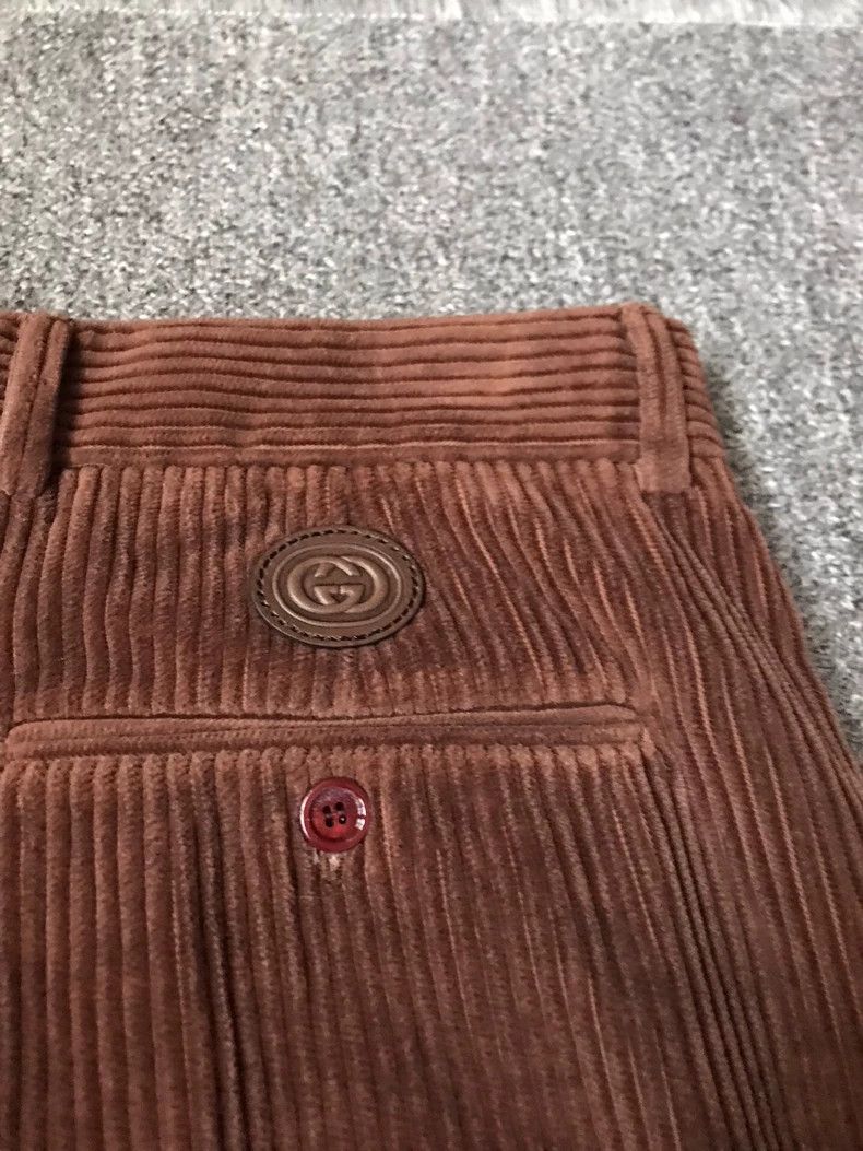 Gucci Gucci Corduroy Pants with Cuffed Hem Size US 44 / EU 60 - 5 Thumbnail