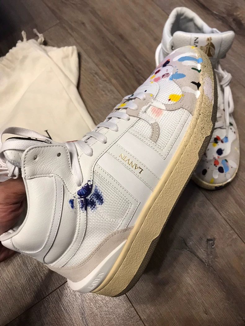 Lanvin Lanvin High-Top Sneakers Collaboration with Gallery Dept Size US 10.5 / EU 43-44 - 4 Thumbnail